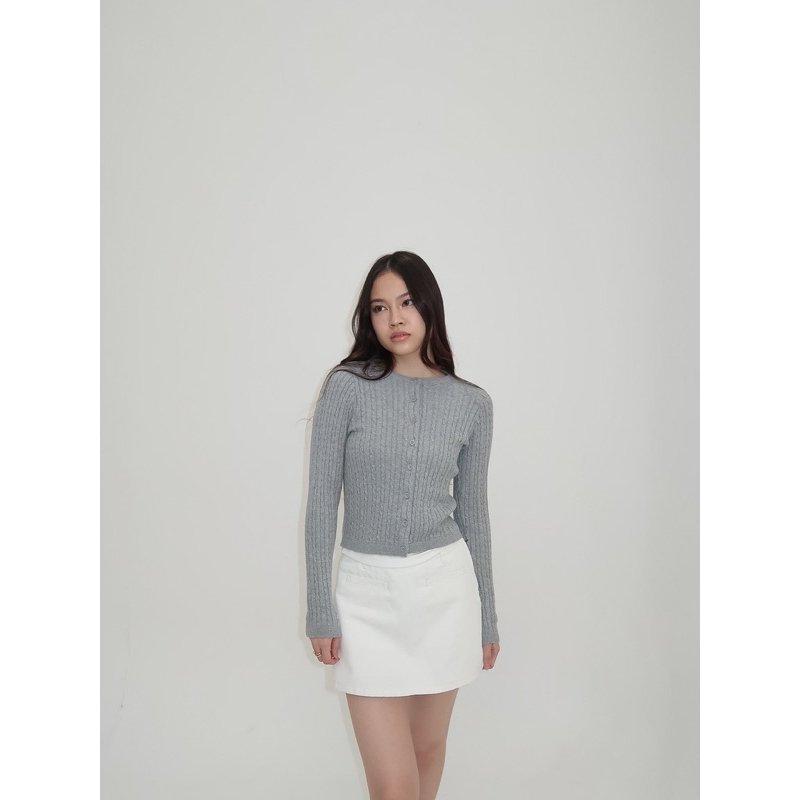 RUBY CABLE CARDIGAN l NUDETHELABEL