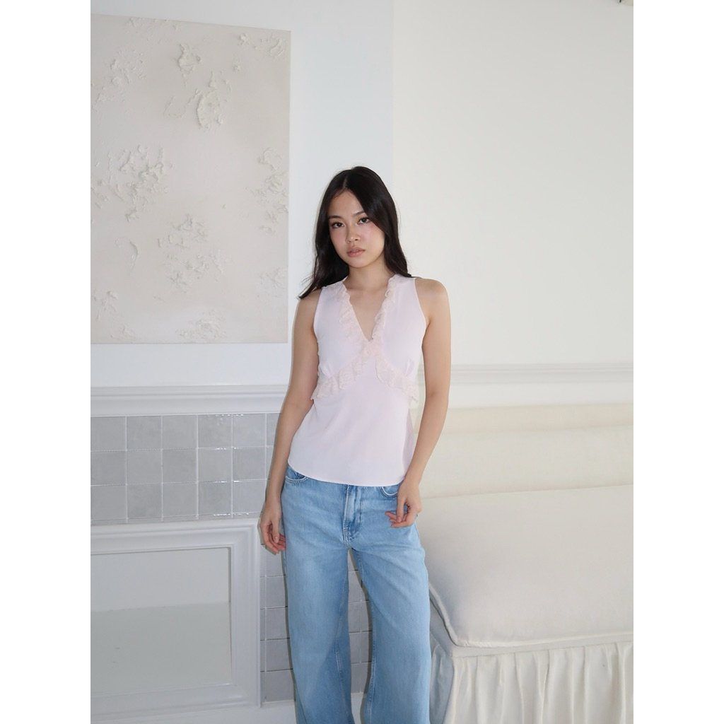 PETAL TOP l NUDETHELABEL