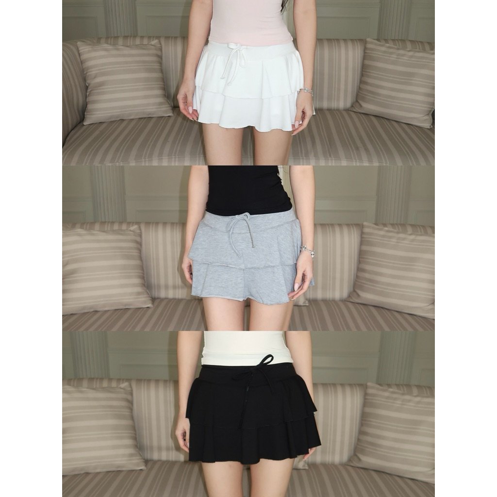 FLARED SKORT l NUDETHELABEL