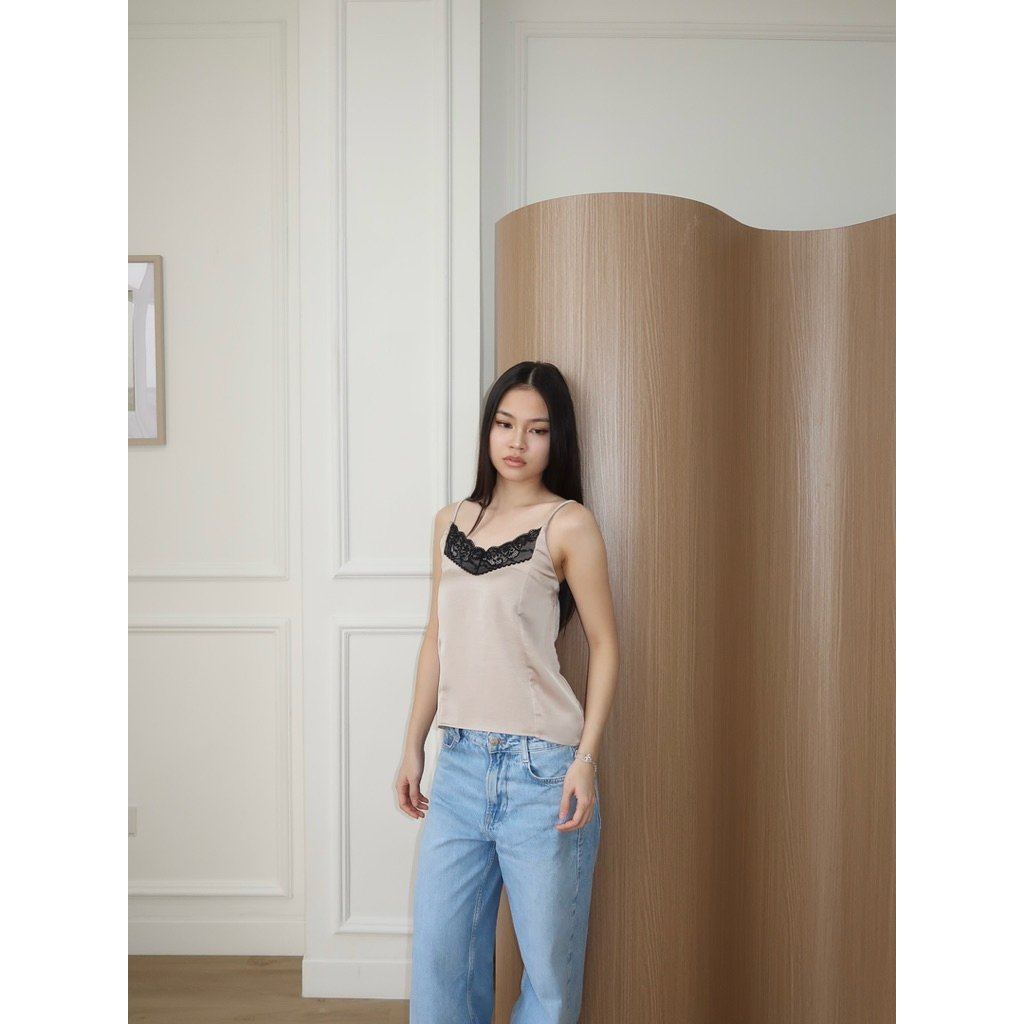 SILK CAMISOLE l NUDETHELABEL