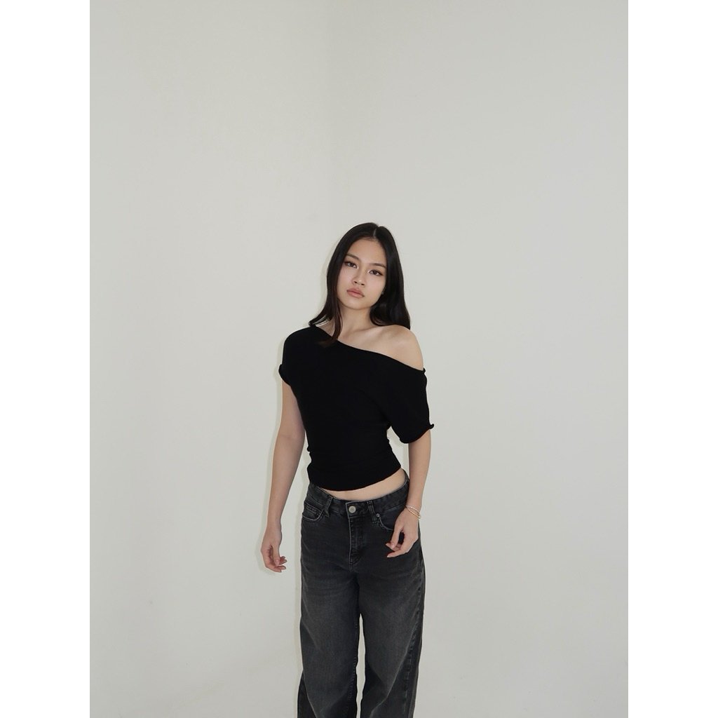 BOATNECK KNIT TOP l NUDETHELABEL - Image 7