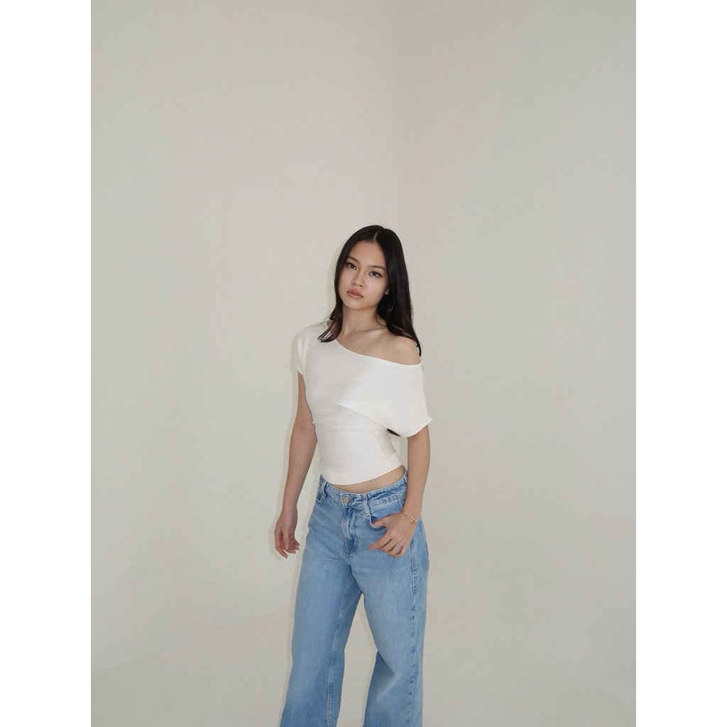 BOATNECK KNIT TOP l NUDETHELABEL - Image 8