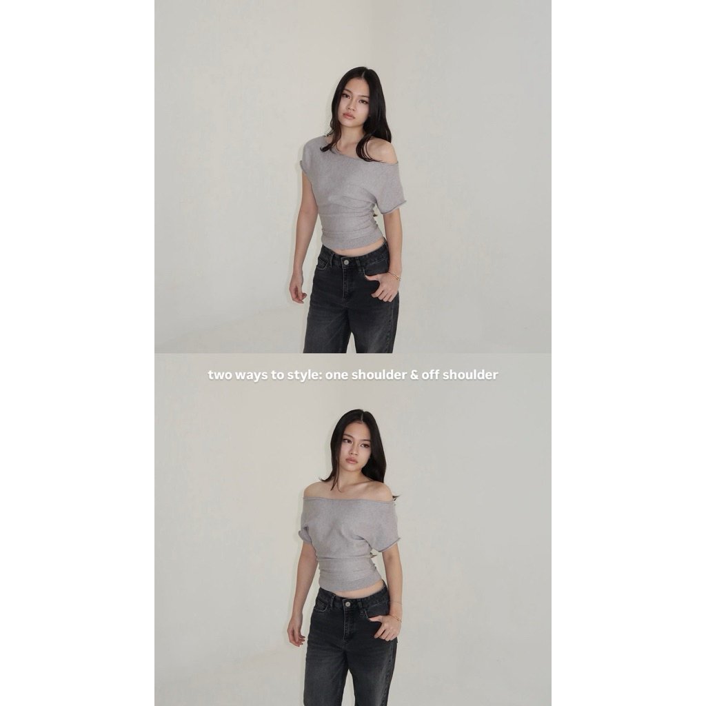 BOATNECK KNIT TOP l NUDETHELABEL - Image 9